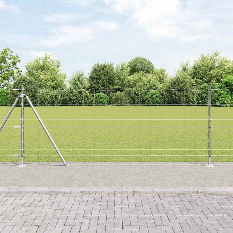 Load image into Gallery viewer, Vidaxl afrasteringspaal gegalvaniseerd 25 x 1 m staal
