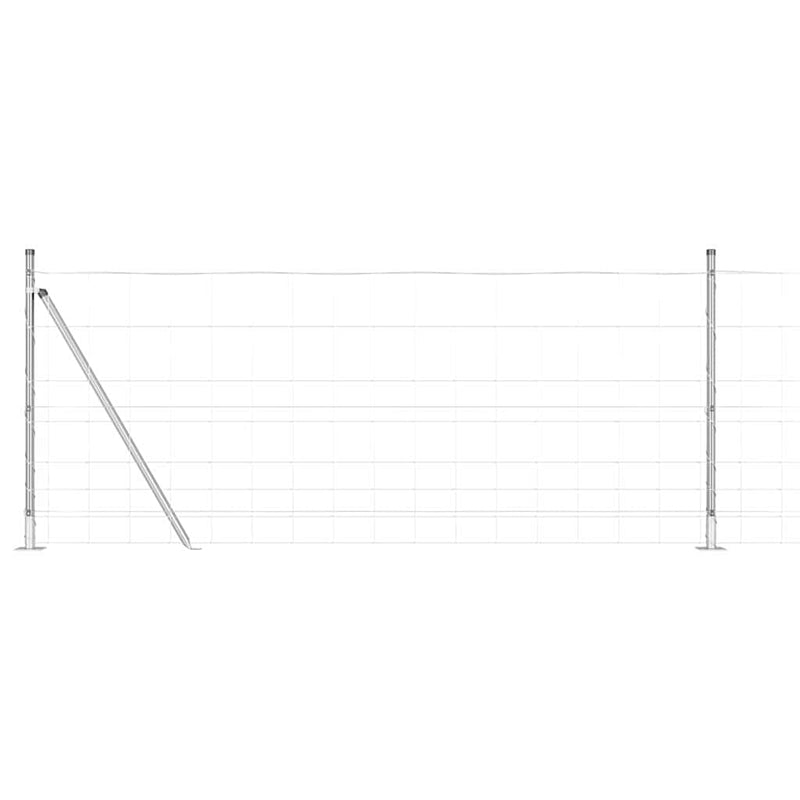 Load image into Gallery viewer, Vidaxl afrasteringspaal gegalvaniseerd 25 x 1 m staal
