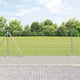 Vidaxl gelast draadhek met betonnen basis 25 x 1 m zilverkleurig mesh