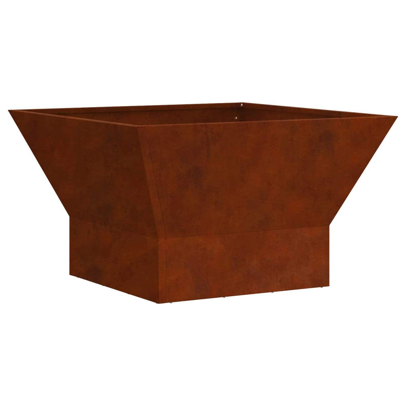 Load image into Gallery viewer, Vidaxl vuurkorf bruin 60 x 60 x 35 cm cortenstaal
