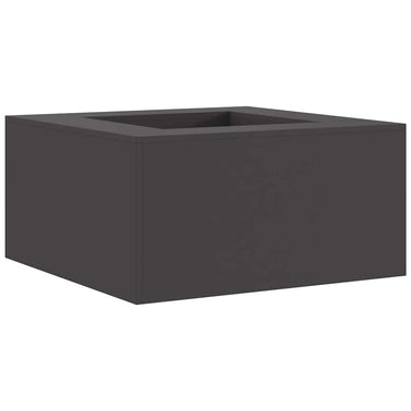 Vidaxl vuurkorf zwart 80 x 80 x 40 cm staal