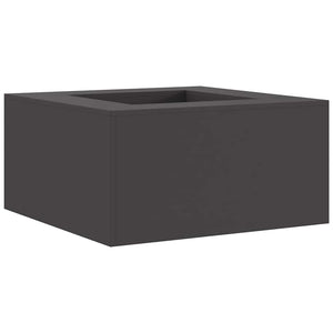 Vidaxl vuurkorf zwart 80 x 80 x 40 cm staal