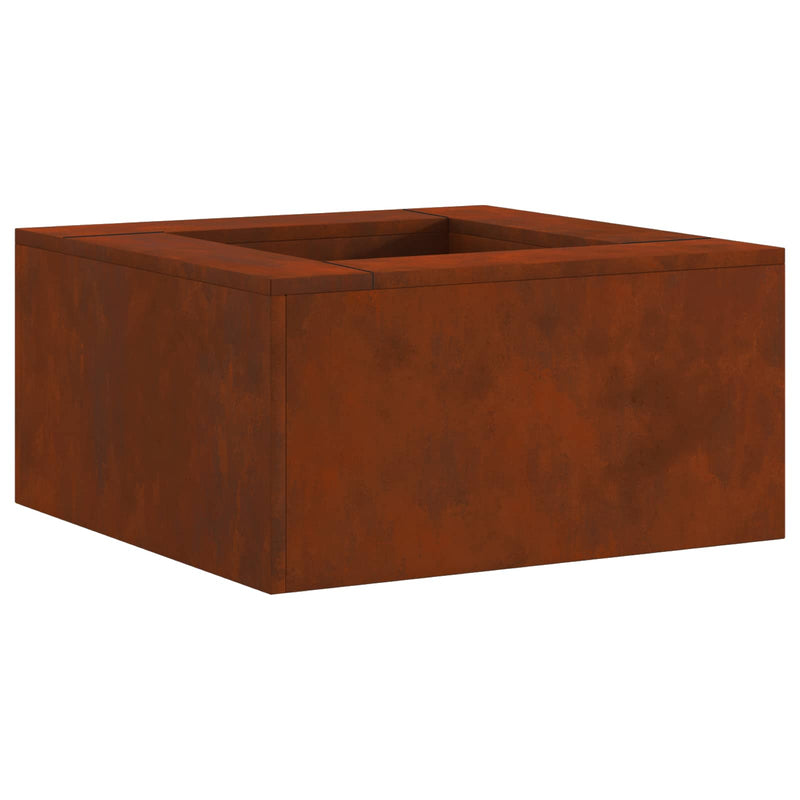 Load image into Gallery viewer, Vidaxl vuurkorf bruin 80 x 80 x 40 cm cortenstaal
