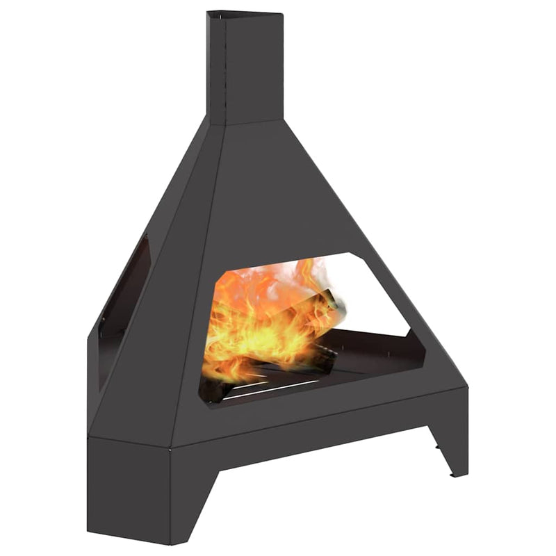 Load image into Gallery viewer, Vidaxl vuurkorf zwart 50 x 43 x 52 cm staal
