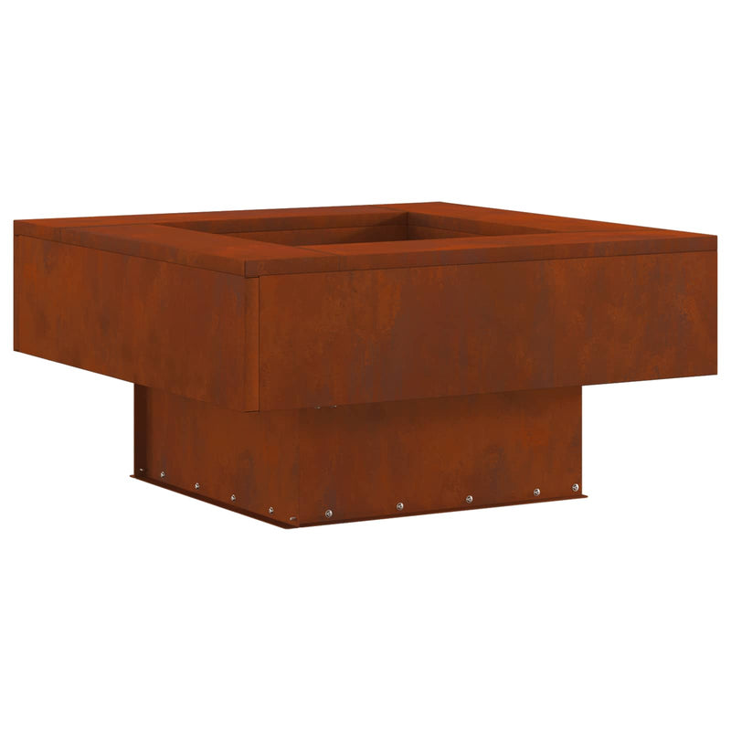 Load image into Gallery viewer, Vidaxl vuurkorf bruin 60 x 60 x 30 cm cortenstaal
