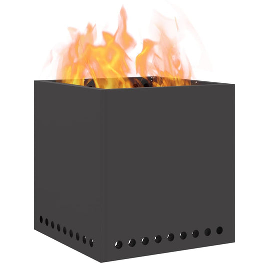Vidaxl rookloze vuurschaal zwart 48 x 48 x 50 cm staal