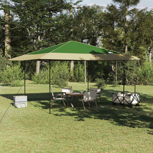 Vidaxl luifeltent groen 395 x 395 x 251 cm stof