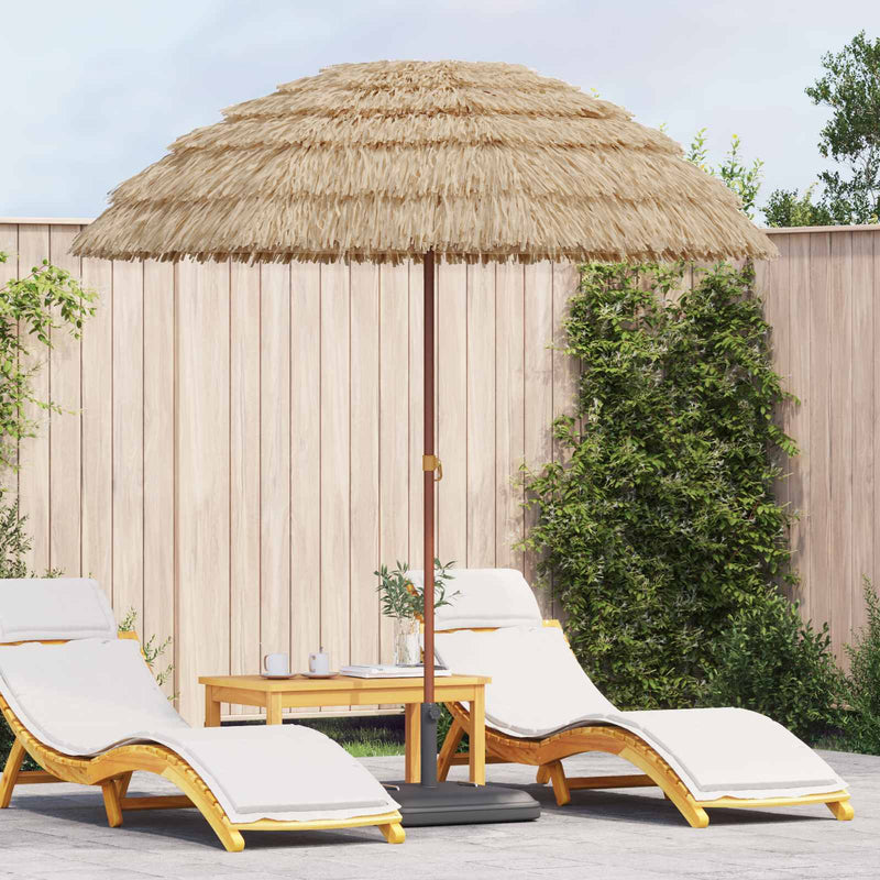 Load image into Gallery viewer, Vidaxl strandparasol naturel 255 x 255 x 255 cm polyester en staal

