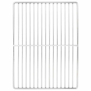 Vidaxl grillrooster zilver 40 x 30 cm roestvrij staal