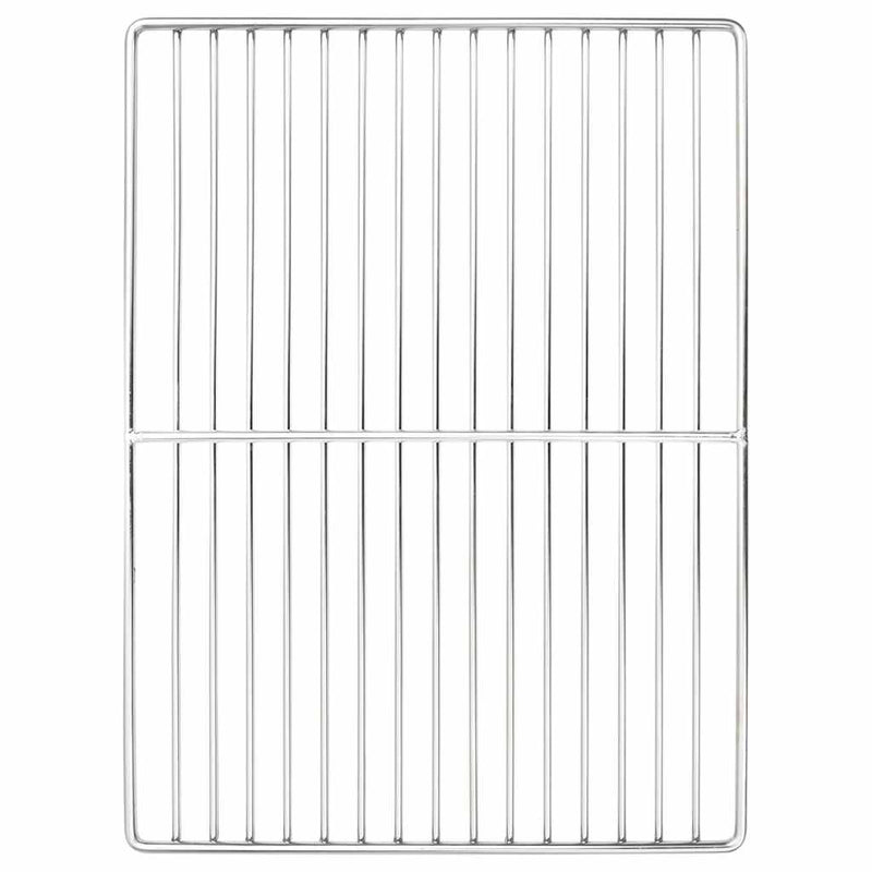 Load image into Gallery viewer, Vidaxl grillrooster zilver 40 x 30 cm roestvrij staal
