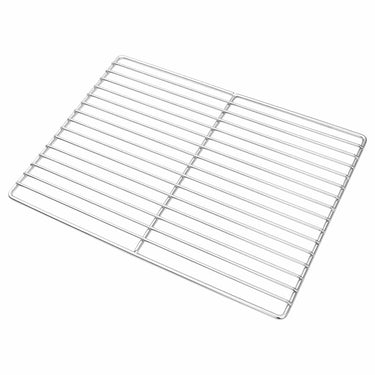 Vidaxl grillrooster zilver 40 x 30 cm roestvrij staal