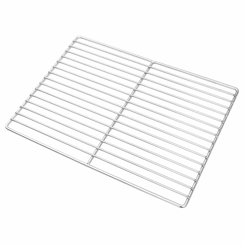 Load image into Gallery viewer, Vidaxl grillrooster zilver 40 x 30 cm roestvrij staal
