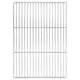 Vidaxl grillrooster zilver 50 x 35 cm roestvrij staal