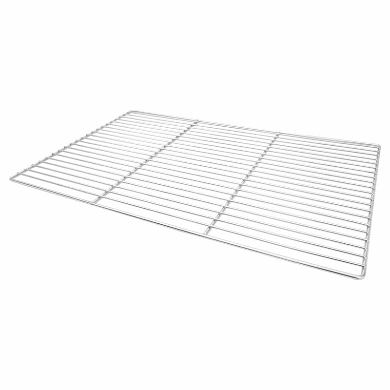 Load image into Gallery viewer, Vidaxl grillrooster zilver 67 x 40 cm roestvrij staal

