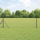 Vidaxl afrasteringspaal grijs 25 x 0,6 m (50 mm gaas) staal en pvc