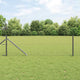 Vidaxl afrasteringspaal grijs 10 x 0,6 m (50 mm gaas) staal en pvc