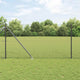 Vidaxl afrasteringspaal grijs 10 x 1,4 m (13 mm gaas) staal en pvc