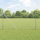 Vidaxl afrasteringspaal zilver 10 x 1,4 m (25 mm gaas) staal
