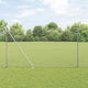 Vidaxl afrasteringspaal zilver 10 x 1,5 m (25 mm gaas) staal