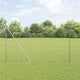 Vidaxl afrasteringspaal zilver 10 x 1,5 m (50 mm gaas) staal