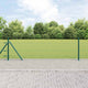Vidaxl afrasteringspaal groen 10 x 0,5 m (25 mm gaas) staal en pvc