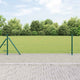 Vidaxl afrasteringspaal groen 10 x 0,6 m (50 mm gaas) staal en pvc