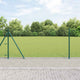 Vidaxl afrasteringspaal groen 25 x 0,8 m (25 mm gaas) staal en pvc