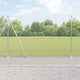 Vidaxl afrasteringspaal zilver 10 x 1,4 m (13 mm gaas) staal