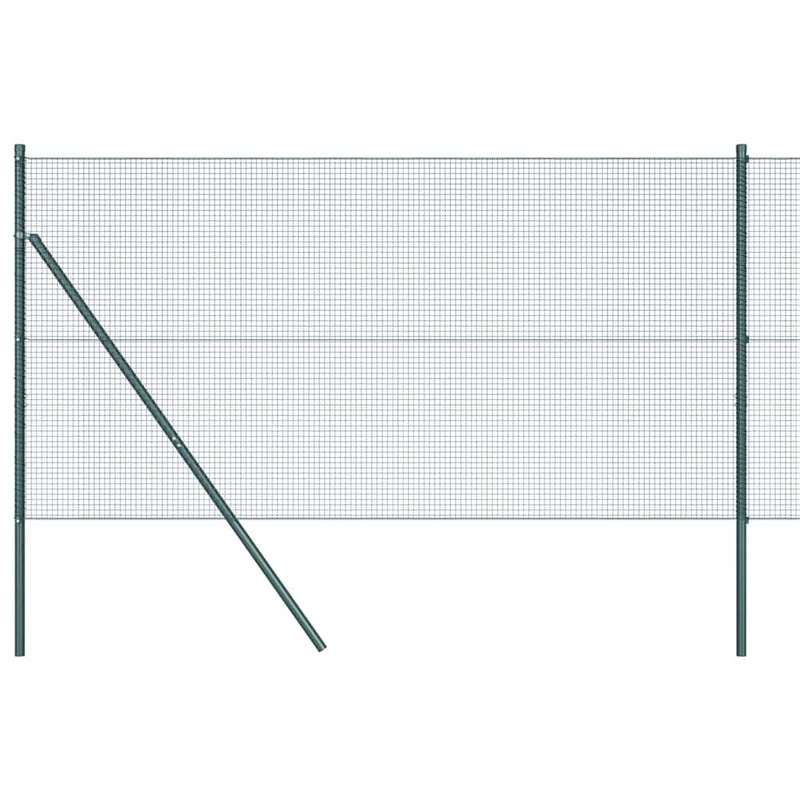 Load image into Gallery viewer, Vidaxl afrasteringspaal groen 10 x 1 m (16 x 16 mm gaas) staal
