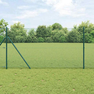 Vidaxl afrasteringspaal groen 10 x 1,4 m (12 x 12 mm gaas)