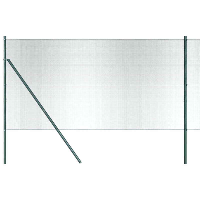 Load image into Gallery viewer, Vidaxl afrasteringspaal groen 10 x 1,4 m (12 x 12 mm gaas)
