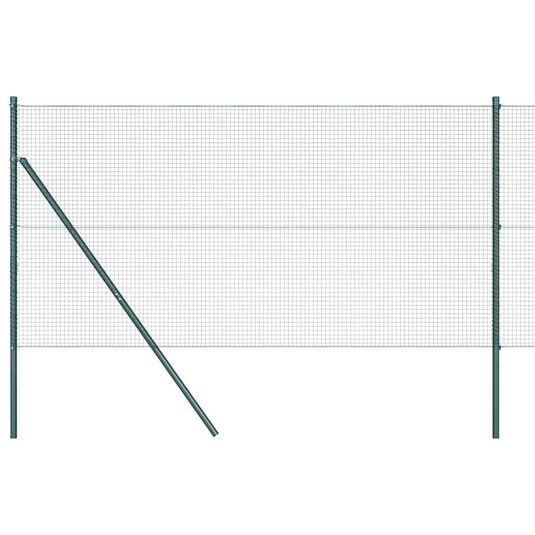 Vidaxl afrasteringspaal groen 10 x 1,4 m (19 x 19 mm gaas)