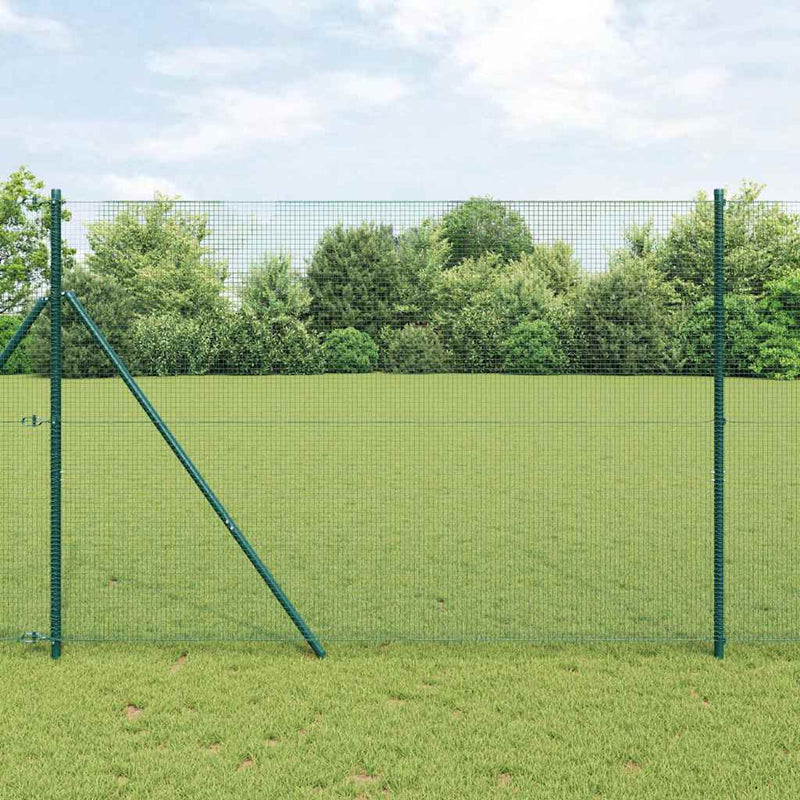 Afbeelding laden in galerijviewer, Vidaxl afrasteringspaal groen 10 x 1,6 m (16 x 16 mm gaas)

