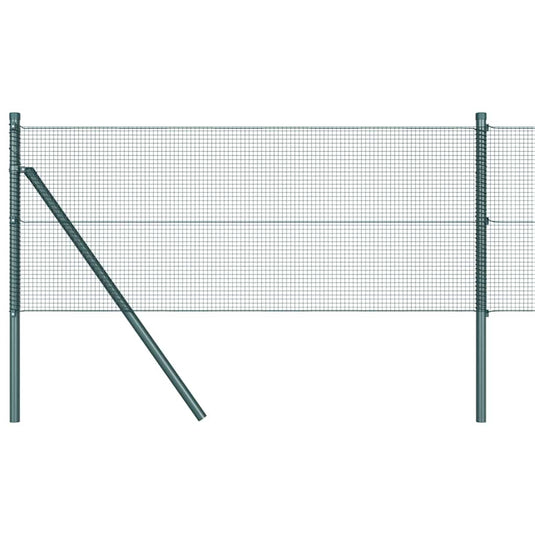 Vidaxl afrasteringspaal groen 25 x 0,6 m (12 x 12 mm gaas)