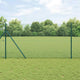 Vidaxl gelast draadhek met grondbevestiging 25 x 1,2 m groen mesh