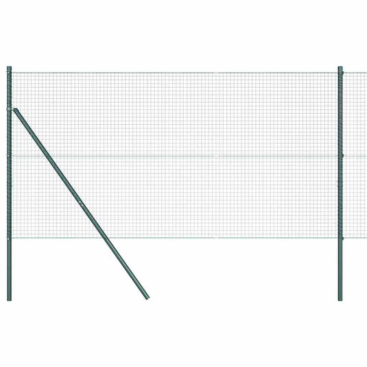 Vidaxl afrasteringspaal groen 25 x 1,2 m (25 x 25 mm gaas)