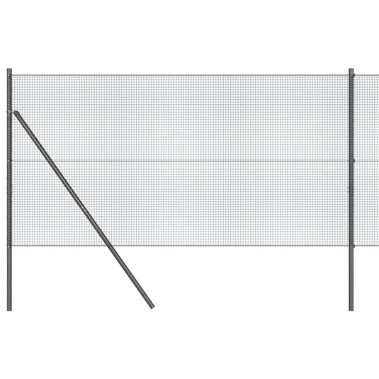 Vidaxl afrasteringspaal grijs 10 x 1,2 m (16 x 16 mm gaas)