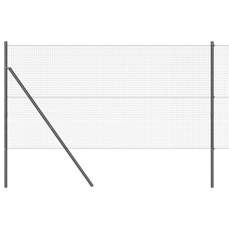 Load image into Gallery viewer, Vidaxl afrasteringspaal grijs 10 x 1,4 m (19 x 19 mm gaas)
