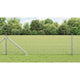 Vidaxl afrasteringspaal zilver 25 x 0,6 m (16 x 16 mm gaas) staal