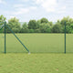 Vidaxl afrasteringspaal groen 10 x 1 m (12 x 12 mm gaas) staal
