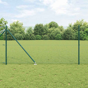 Vidaxl afrasteringspaal groen 10 x 1,2 m (19 x 19 mm gaas)