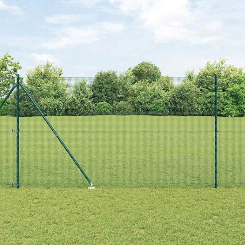 Load image into Gallery viewer, Vidaxl afrasteringspaal groen 10 x 1,5 m (16 x 16 mm gaas)
