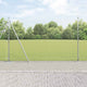 Vidaxl afrasteringspaal zilver 10 x 1,6 m (25 x 25 mm gaas) staal