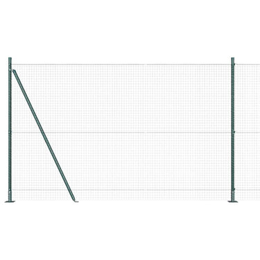 Vidaxl afrasteringspaal groen 10 x 1,6 m (25 x 25 mm gaas)