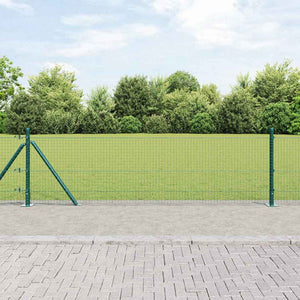 Vidaxl afrasteringspaal groen 25 x 0,4 m (25 x 25 mm gaas)