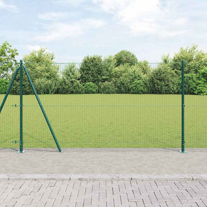 Load image into Gallery viewer, Vidaxl afrasteringspaal groen 25 x 1,2 m (25 x 25 mm gaas)
