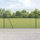 Vidaxl afrasteringspaal grijs 10 x 1,6 m (12 x 12 mm gaas)