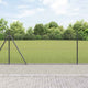 Vidaxl afrasteringspaal grijs 25 x 1 m (12 x 12 mm gaas) staal