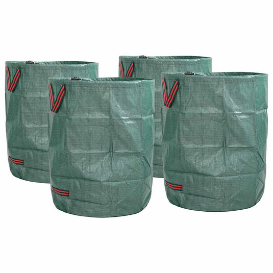 Vidaxl tuinafvalzakken 4 pcs groen 66 x 66 x 83,5 cm polypropyleen