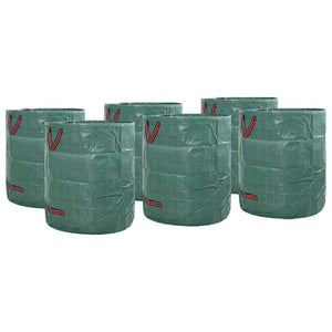 Vidaxl tuinafvalzakken 12 pcs groen 45 x 45 x 76 cm polypropyleen